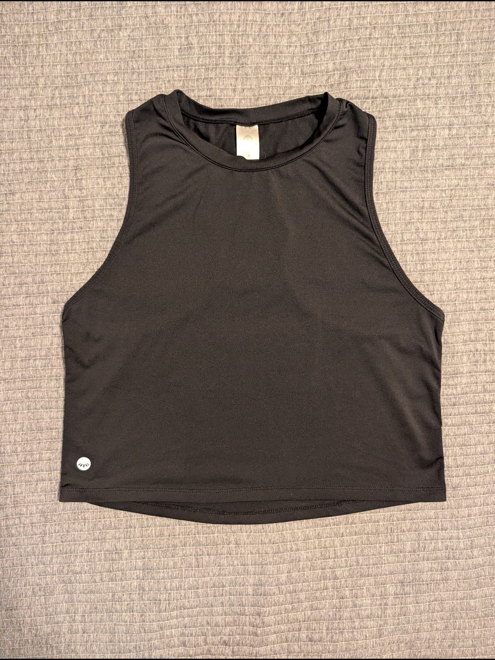 Senita Athletics High Neck Racer Back Crop